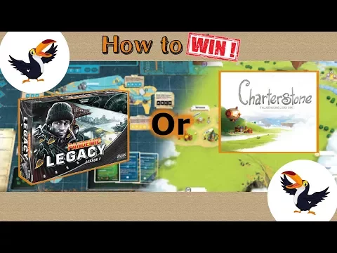 Charterstone or Pandemic Legacy Season 2 giveaway in Toucan Win that Game Sep 2017