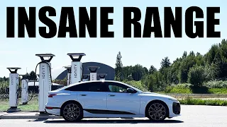 Audi A6 Sportback E-Tron Quattro | RANGE TEST @120KPH (75MPH)