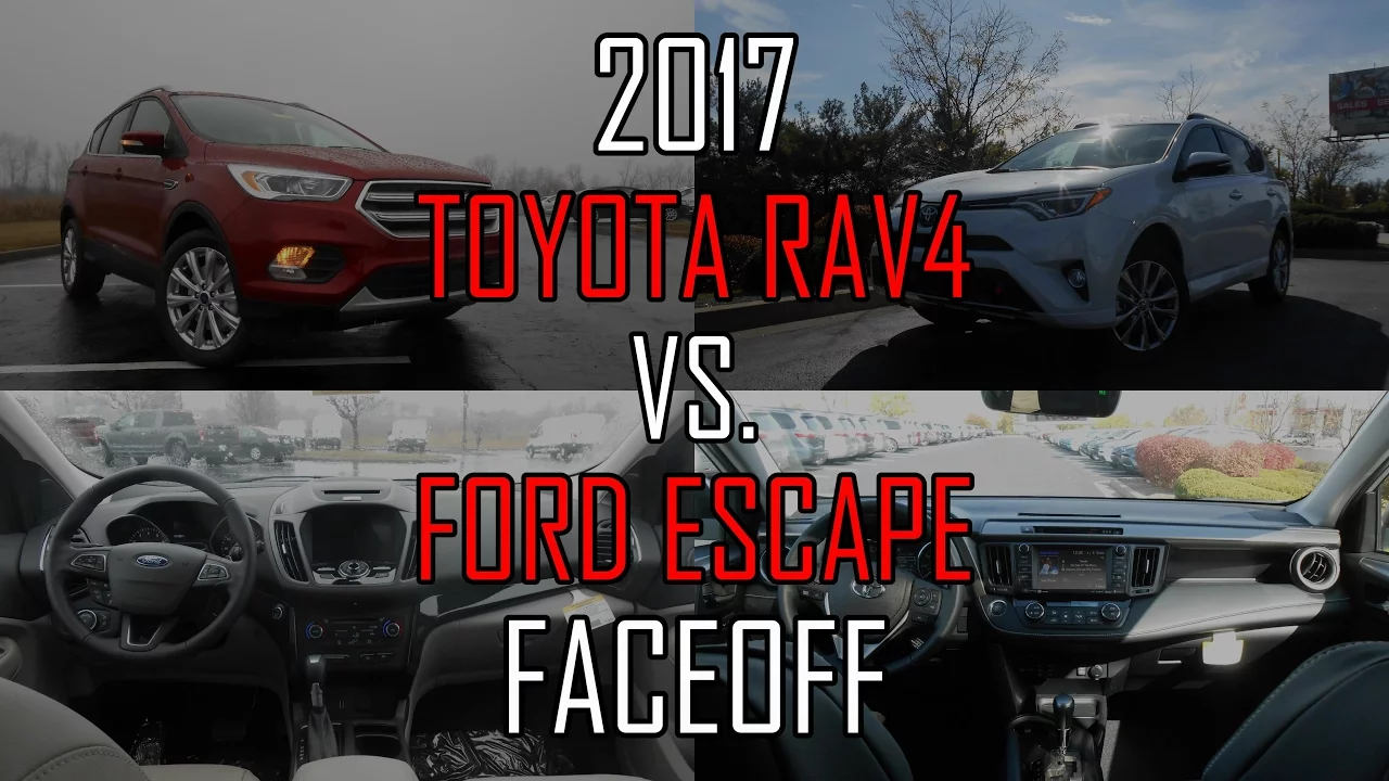 2017 Toyota RAV4 Platinum vs. 2017 Ford Escape Titanium: Faceoff Comparison