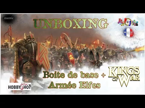 Kings Of War : Unboxing 2 Player Battle Set & Armée Elfes