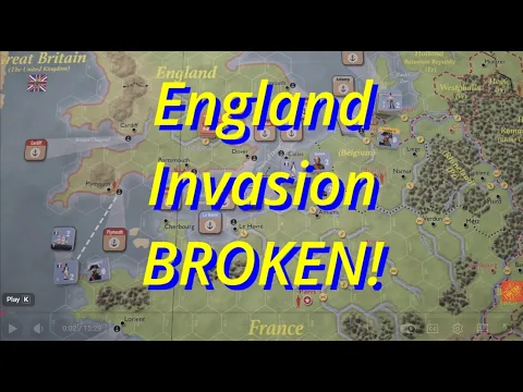 War and Peace 7th Edition Broken Rule in the Invasion of England Scenario (Fix)