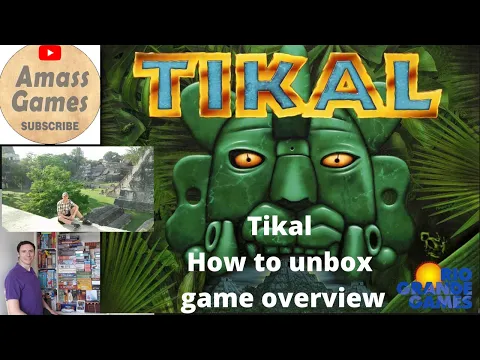 Tikal - Overview, unboxing, teaser, Spiel des Jahres winning board game * Amass Games * Azul