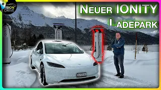Laden im Skigebiet? Neuer IONITY Standort in den Schweizer Alpen!