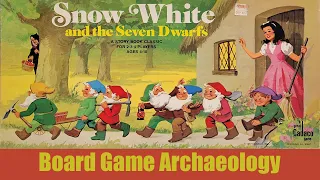 Board Game Archaeology #78 Snow White and the Seven Dwarfs by Cadaco 1977 #snowwhite #boardgames