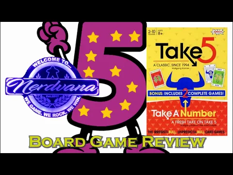 Take 5 & Take a Number Board Game Review
