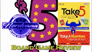 Take 5 & Take a Number Board Game Review