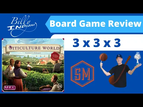Viticulture World: Cooperative Expansion Board Game Review (3 x 3 x 3 format)