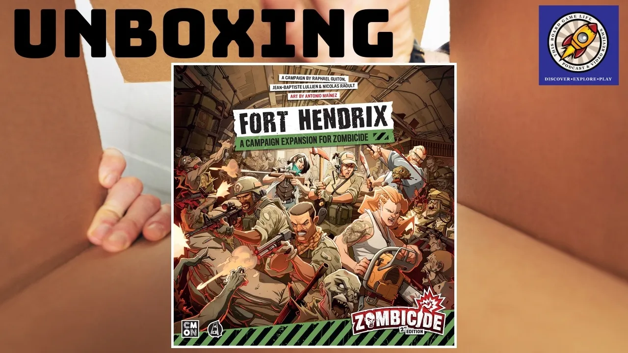 Zombicide Fort Hendrix Unboxing
