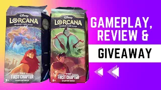 "Disney Lorcana" Gameplay, Review and Giveaway!