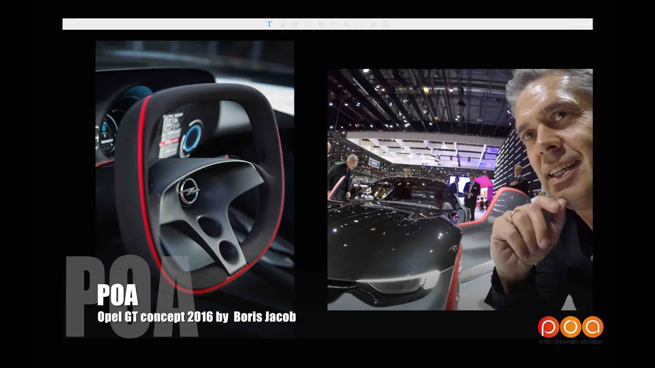 Opel GT Concept par Boris Jacob, designer Opel - Salon de Genève 2016 Bonus