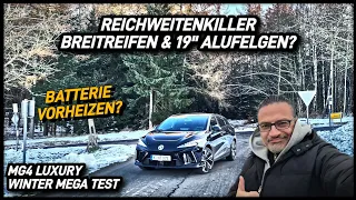 MG4 Luxury Winterreichweite Batterie Vorheizen und Ladekurve! #elektroauto