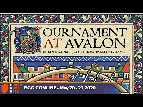 Tournament at Avalon - game overview at BGG.CONline May 20-21, 2020