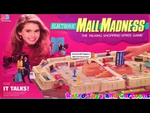 Mall Madness Board Game Commercial Retro Toys and Cartoons