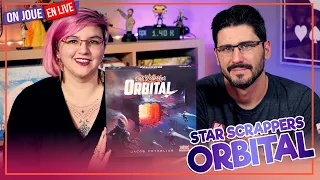 [Règles & Partie] STAR SCRAPPERS : ORBITAL | 2 joueurs | FryxGames | VOD Live