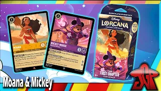 Disney Lorcana unboxing: Amber/Amethyst (Moana/Mickey Mouse) Starter Deck