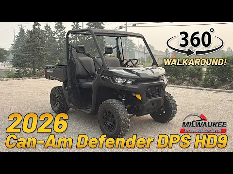 2026 Can-am Defender Dps Hd9 Stealth Black Thumbnail alt