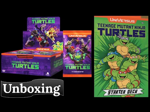 Universus: Teenage Mutant Ninja Turtles Starter Deck - Unboxing