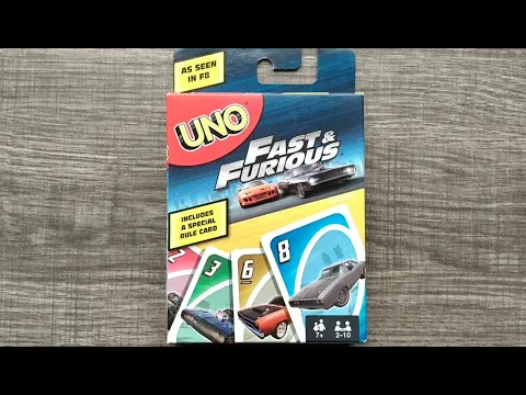 UNO Fast & Furious Card Game