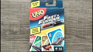 UNO Fast & Furious Card Game