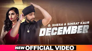 December (Official Video) | G Shera | Simrat Kaur | Latest Punjabi Song 2020 | Speed Records