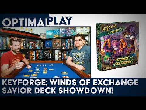 Keyforge: Winds of Exchange Playthrough - Game 2 | Optimal Play