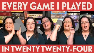 Every game I played in 2024