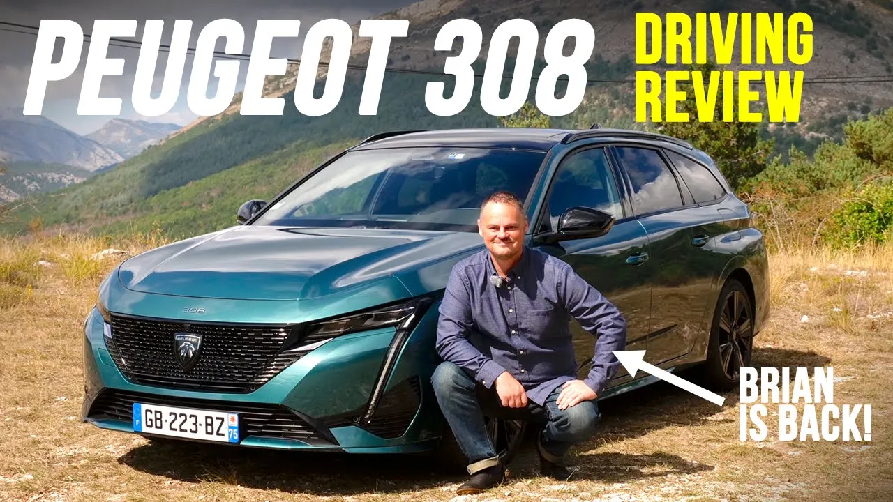 Brian is back!! With the all-new Peugeot 308 DRIVING REVIEW 2022 308 SW PHEV vs Hatch petrol