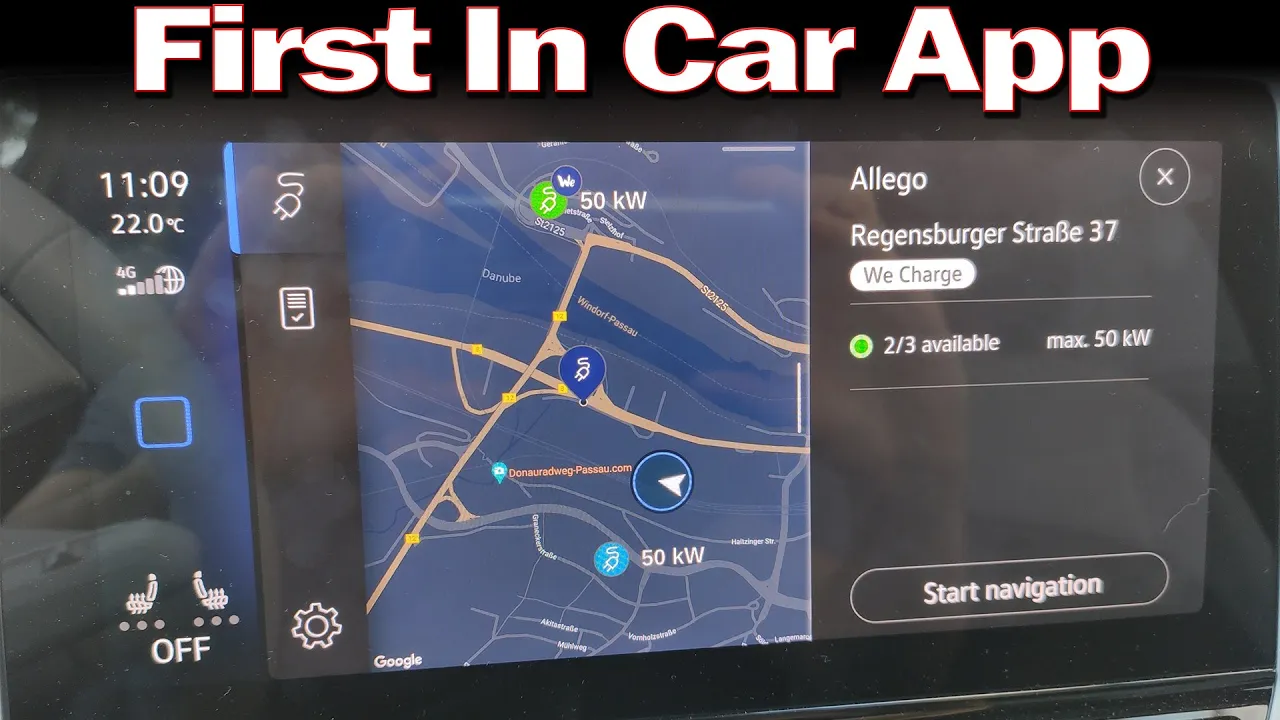 VW Id.3 - First In Car App - We Charge