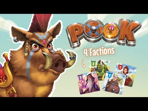 Pook, simple and fast-paced card game