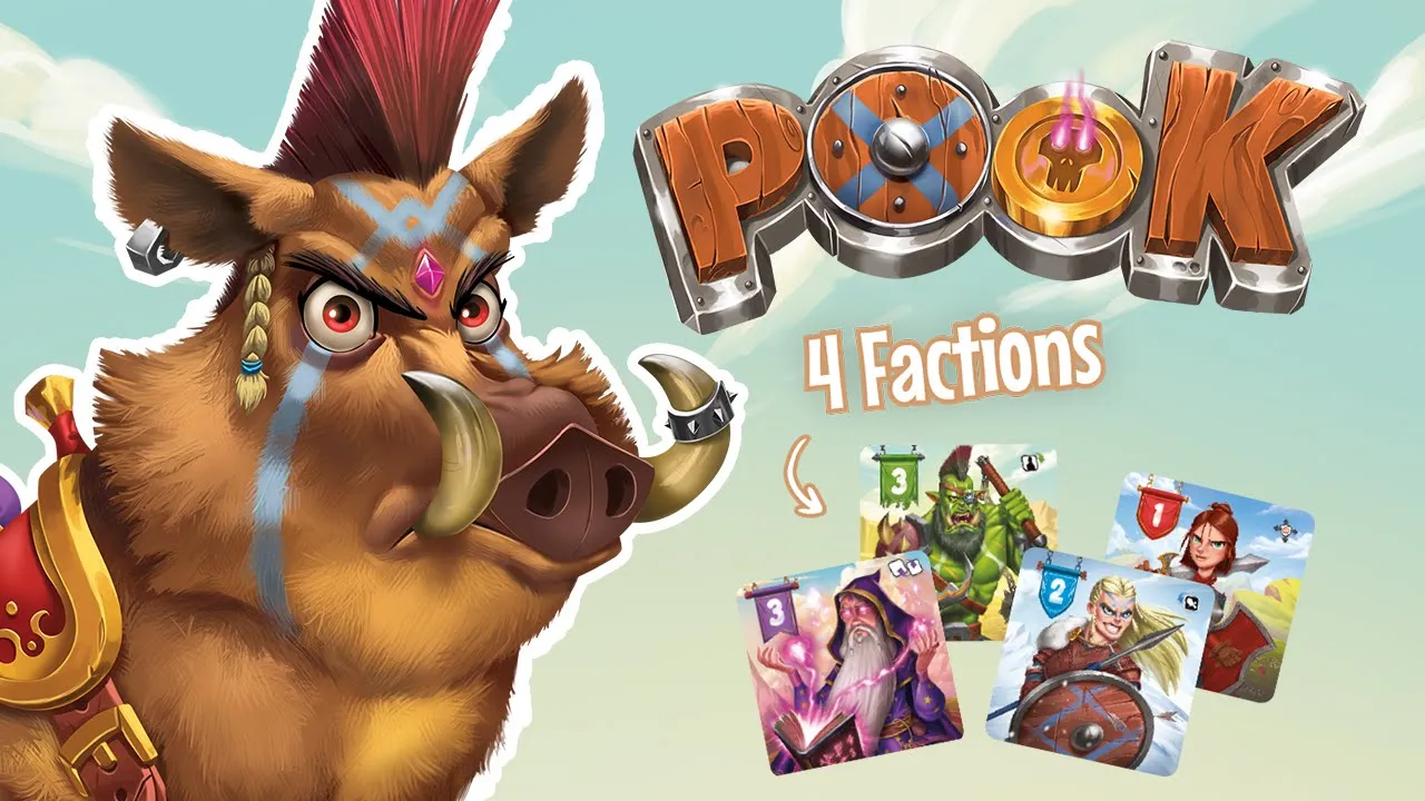 Pook, simple and fast-paced card game
