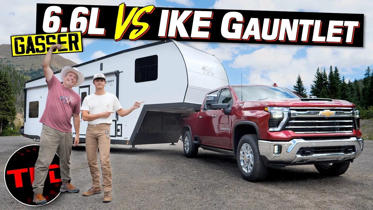 Save Money, Go for the Gas V8? 2024 Chevy Silverado HD Takes on the World's Toughest Towing Test!