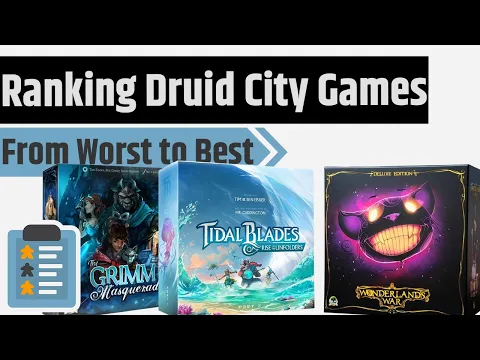 Ranking Every Druid City Games Board Game (That I've Played)
