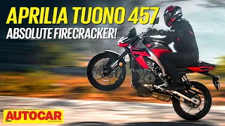 2025 Aprilia Tuono 457 review - All the thunder you need | First Ride | Autocar India