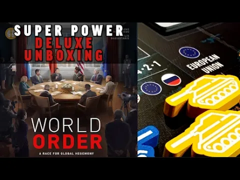 [4K] World Order - Unboxing [SUPER POWER DELUXE PLEDGE] [KICKSTARTER]