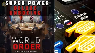 [4K] World Order - Unboxing [SUPER POWER DELUXE PLEDGE] [KICKSTARTER]