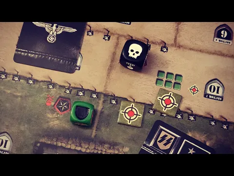 D-Day Dice (Second edition): Atlantikwall - Playthrough (Atlantikwall Module) [Exercise Tiger]