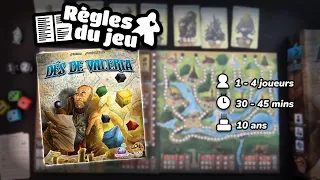 🎲 DES DE VALERIA 🎲 règle du jeu en français par #expliquemoica de chez #luckyduckgames