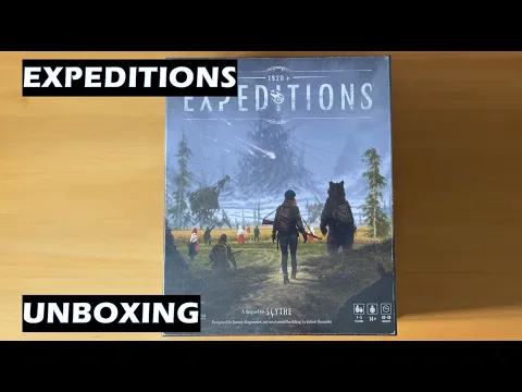 Unboxing Expeditions Board Game