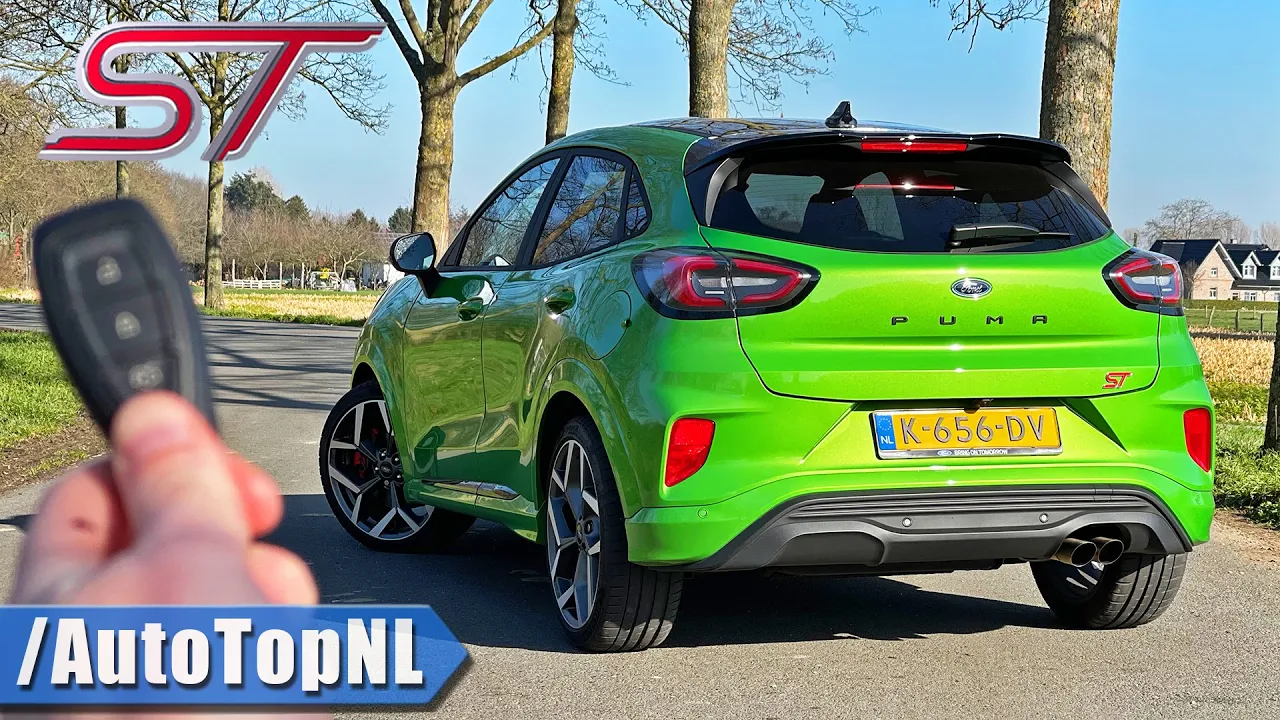 Ford Puma ST | REVIEW on AUTOBAHN [NO SPEED LIMIT] by AutoTopNL