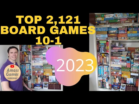 Top games of all time 10-1 AmassGames #boardgame #tabletop #games #top10 #2023 #cards #award #list