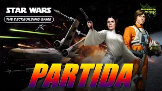 Star Wars Deckbuilding Game. Partida. 4 bases modo estándar