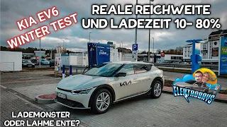 KIA EV6 RWD Winter Reichweite und Ladezeit 10 - 80% Coldgate?