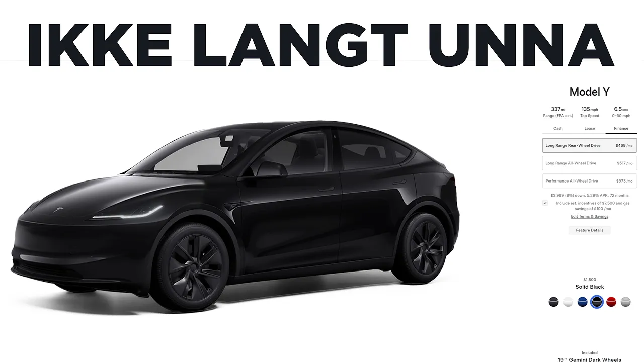 Nye Model Y kommer snart - her er det vi vet