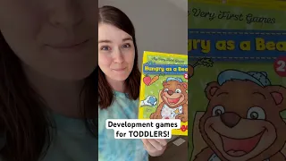 Fine Motor Skill Development for Toddlers - Hungry as a Bear! #boardgamesforkids #finemotorskills