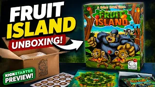 Fruit Island Board Game Unboxing | Kickstarter Preview