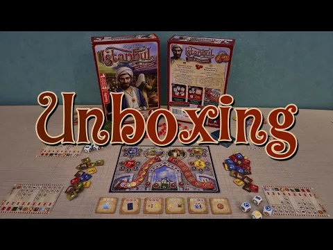 Istanbul: The Dice Game - Kutu Oyunu Açılımı Falan - ASMR Board Game Unboxing