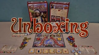 Istanbul: The Dice Game - Kutu Oyunu Açılımı Falan - ASMR Board Game Unboxing
