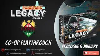 Canje Plays Pandemic Legacy Season 2 - Prologue & January - TTS