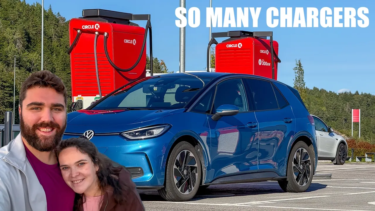 Experiencing The Future Of Electrification In Beautiful Norway! EV Road Trip Part 1 [Timelapse]