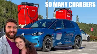 Experiencing The Future Of Electrification In Beautiful Norway! EV Road Trip Part 1 [Timelapse]